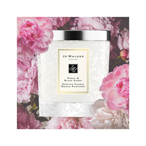 Jo Malone Peony & Blush Suede Home Candle with Lace Design - 200g