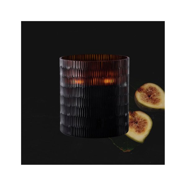 Onno Amber Rhombus S Candle - Ginger Fig