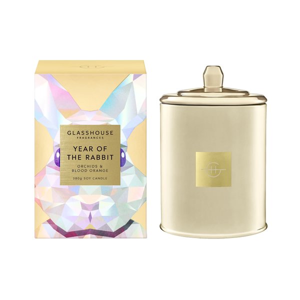 Glasshouse Fragrances Soy Candle 380g - Year Of The Rabbit (Limited Edition)