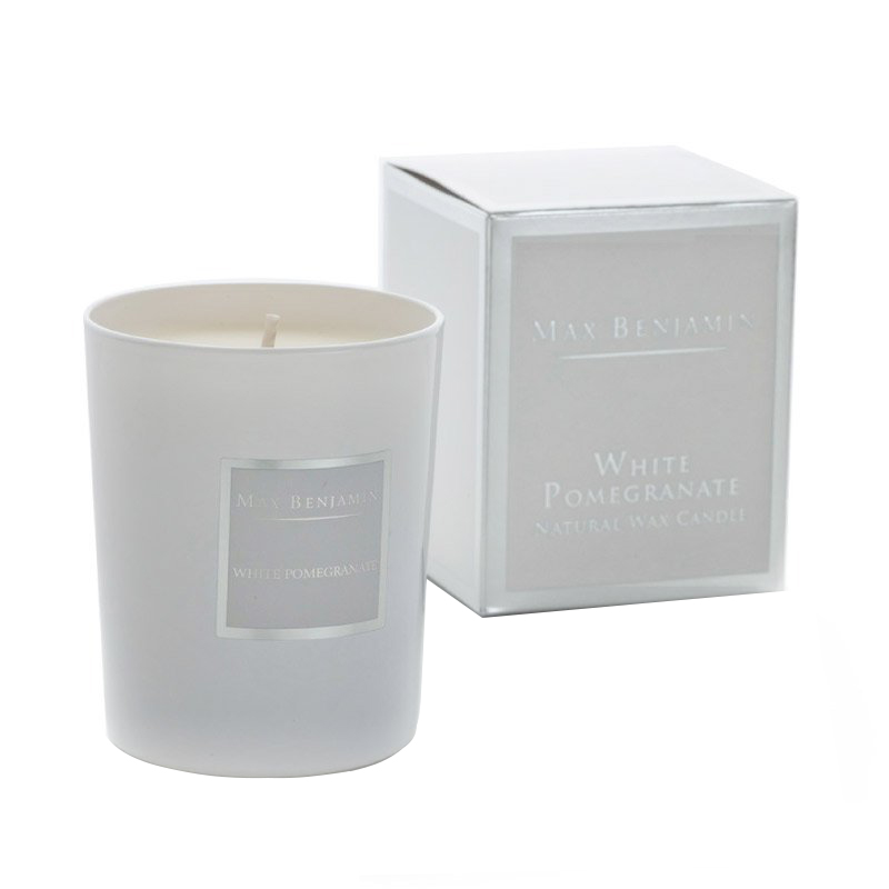 Max Benjamin Candle White Pomegranate BeautyFresh