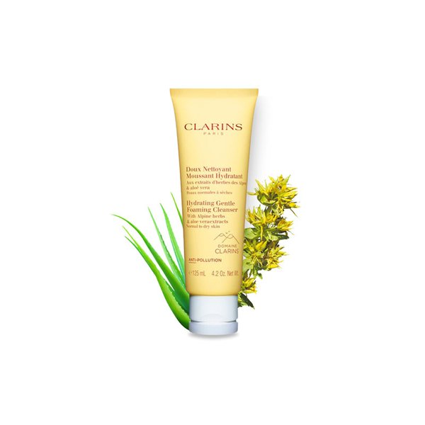 Clarins Hydrating Gentle Foaming Cleanser - 125ml *(Short Expiry)