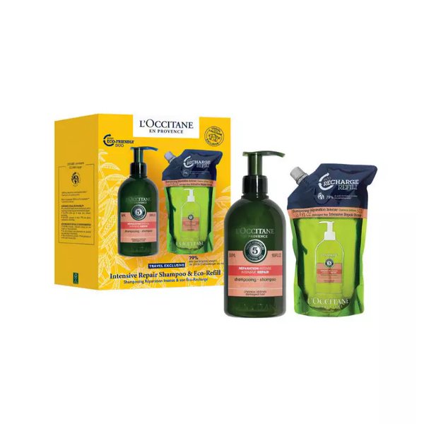 L'Occitane Intense Repair Shampoo & Eco-Refill Kit