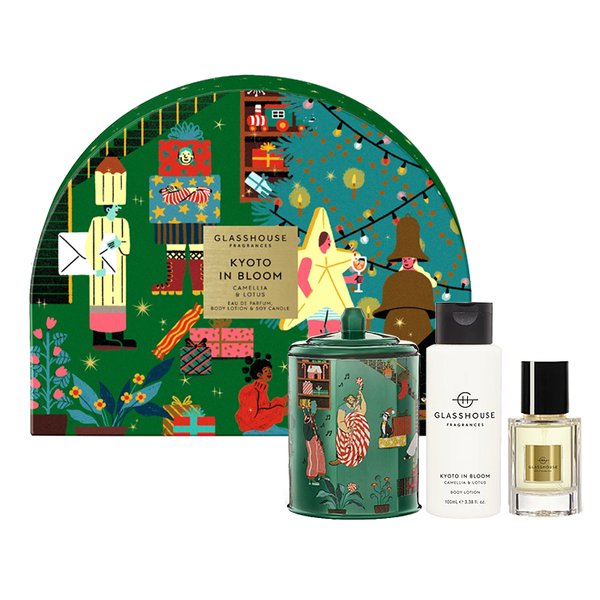 Glasshouse Christmas Fragrance Trio Gift Set - Kyoto in Bloom