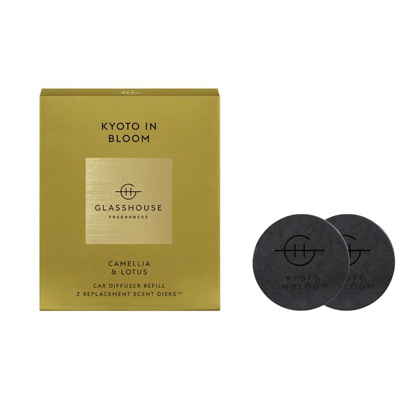 Glasshouse Fragrances Car Diffuser Replacement Scent Disk - Kyoto in Bloom