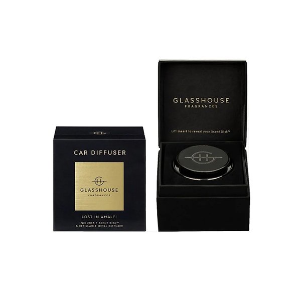 Glasshouse Fragrances Car Diffuser - Lost in Amalfi 