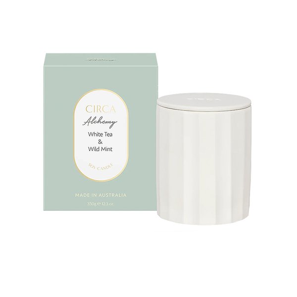 Circa Alchemy White Tea & Wild Mint Soy Candle - 350g