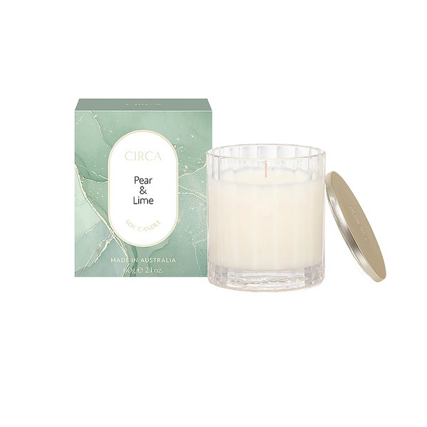 Circa Pear & Lime Soy Candle - 60g