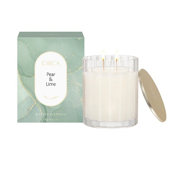 Circa Pear & Lime Soy Candle - 350g