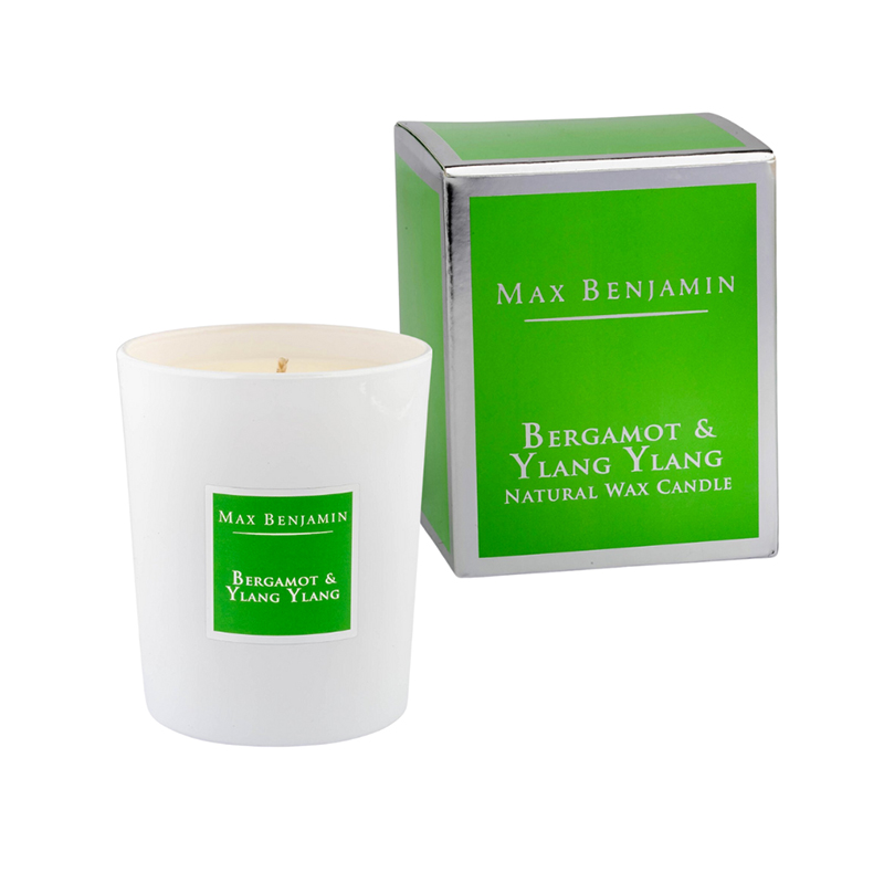 Max Benjamin Classic Candle Bergamot & Ylang Ylang 190g BeautyFresh