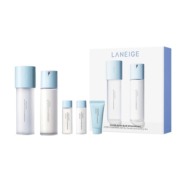 Laneige Water Bank Blue Hyaluronic 2-Step Essentials Set (Combination to Oily Skin)