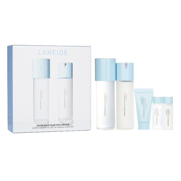 Laneige Water Bank Blue Hyaluronic 2-Step Essentials Set (Normal to Dry Skin)