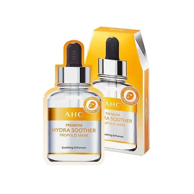 AHC Premium Hydra Soother Propolis Mask - 5 Pieces