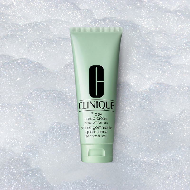 Clinique 7 Day Scrub Cream Rinse-Off Formula | Helps to clear way for moisture.