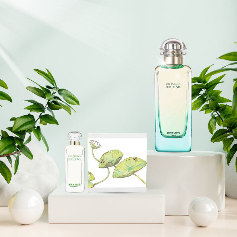 Hermes Un Jardin Sur Le Nil Eau de Toilette Gift Set for Her