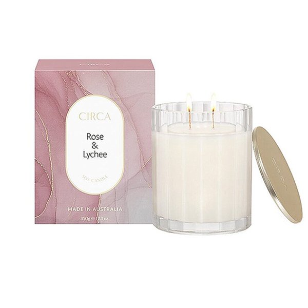 Circa Rose & Lychee Soy Candle - 350g