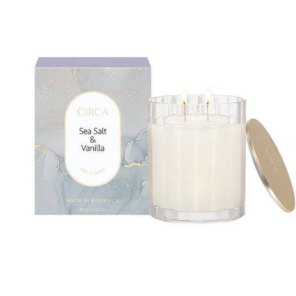 Circa Sea Salt & Vanilla Soy Candle - 350g