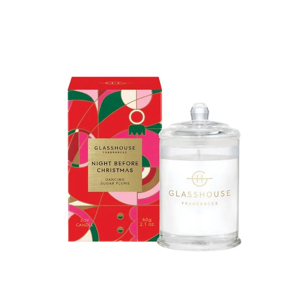 Glasshouse Fragrances Soy Candle 60g - Night Before Christmas (Limited Edition)