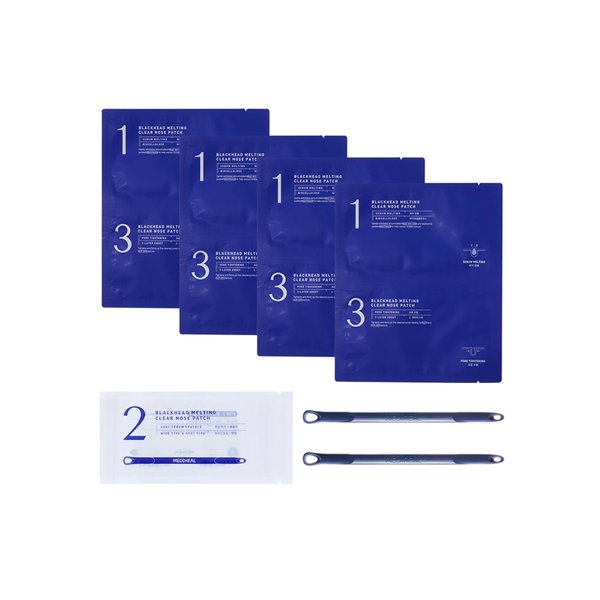 Mediheal Black Head Melting Clear Nose Patch - 4 Pack