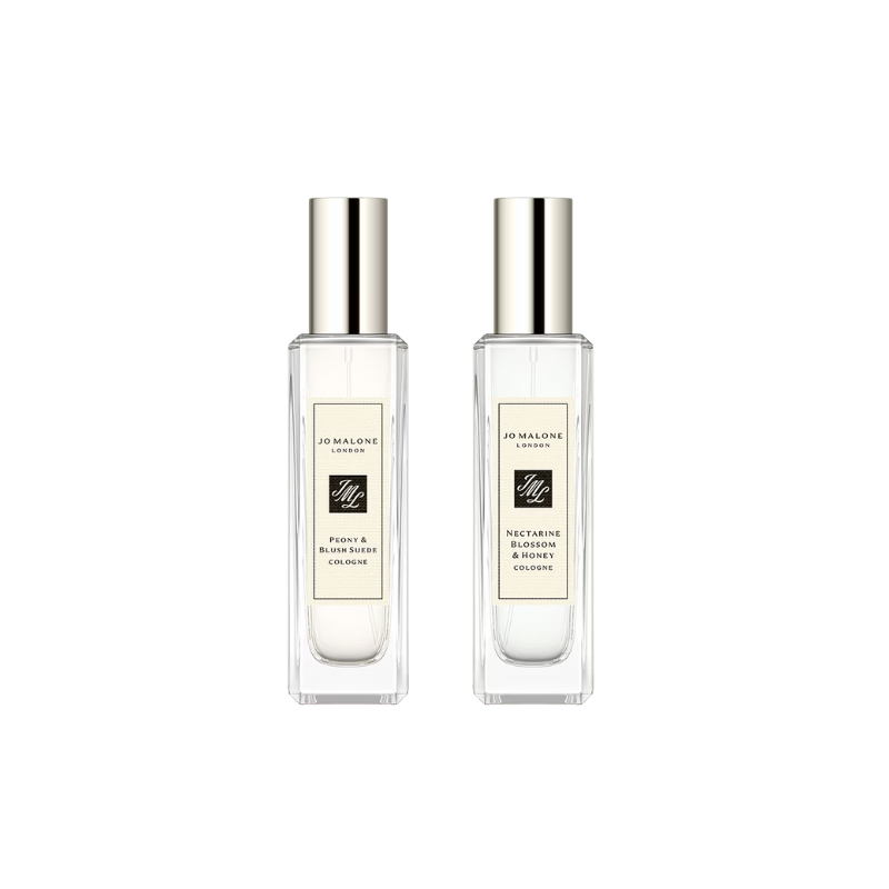 Jo Malone Peony & Blush Suede + Nectarine Blossom & Honey Cologne Set - 2 x 30ml