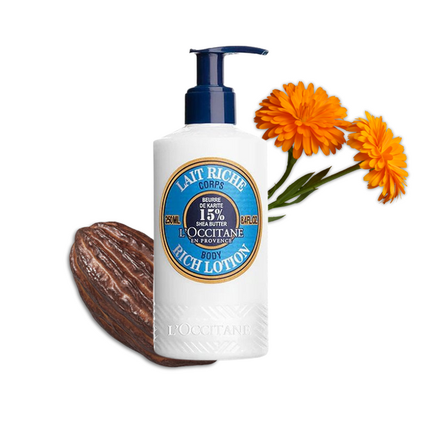 L'Occitane Shea Butter Rich Body Lotion - 250ml