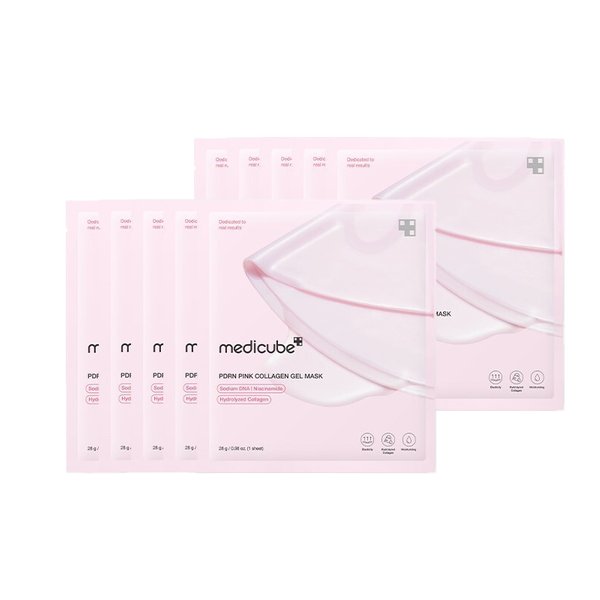 Medicube PDRN Pink Collagen Jelly Gel Mask - 10 Sheets
