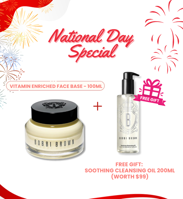 National Day Special - Bobbi Brown Vitamin Enriched Face Base Gift Set (Worth $255)