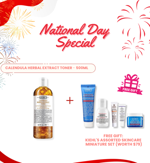 National Day Special - Kiehl's Calendula Herbal Extract Toner Gift Set (Worth $189)