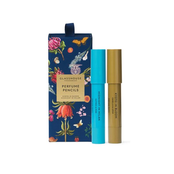 Glasshouse Fragrances Perfume Pencils Gift Set - Kyoto in Bloom & Midnight In Milan (Limited Edition)