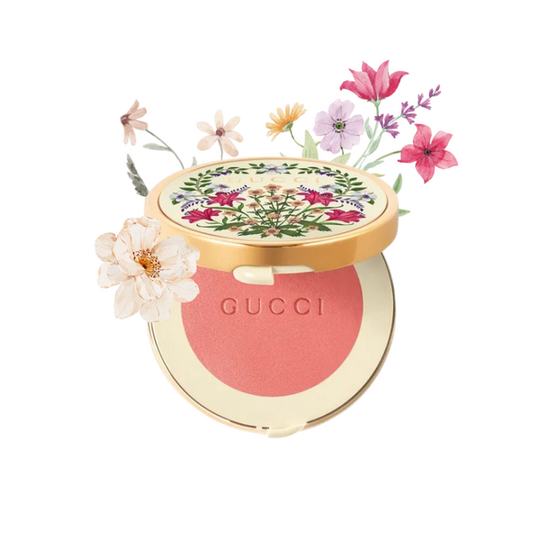 Gucci Flora Blush de Beaute Cheeks & Eyes Powder Limited Edition - Bright Coral
