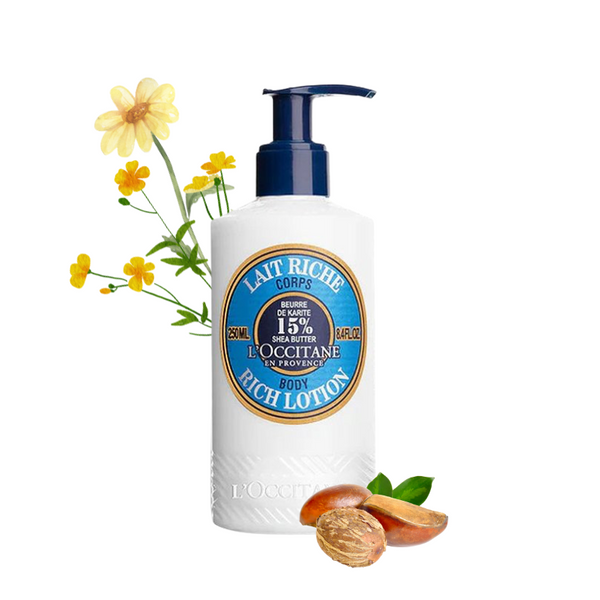 L'Occitane Shea Butter Rich Body Lotion - 250ml