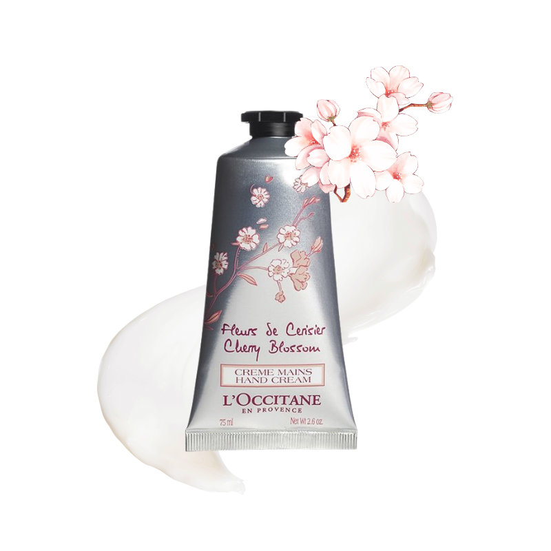 L'Occitane Cherry Blossom Hand Cream - 75ml | Luxurious Hand Cream