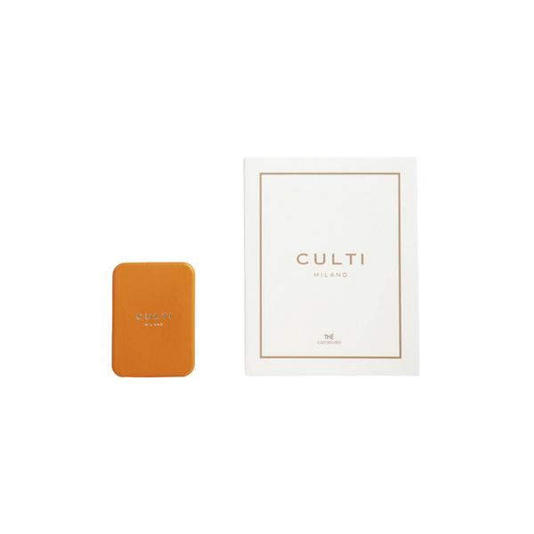 Culti Milano Leather Car Diffuser Orange - The