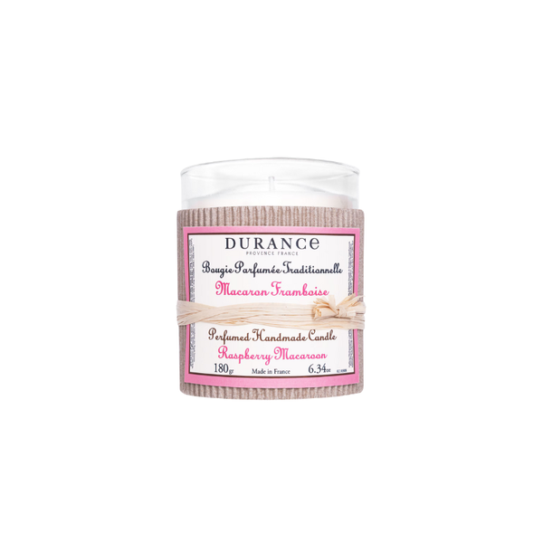 Durance Natural Scented Candle 180g - Raspberry Macaroon