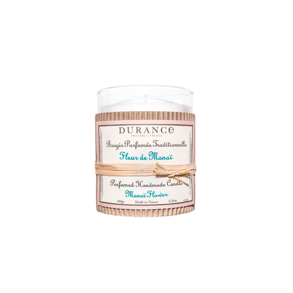 Durance Natural Scented Candle 180g - Monoi Flower
