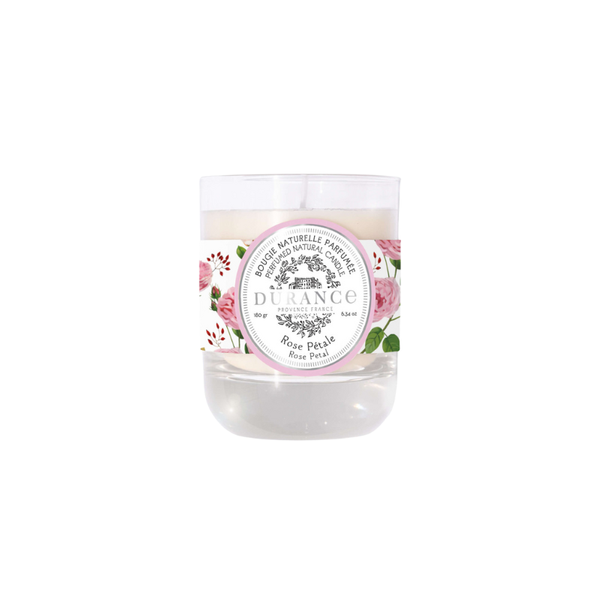 Durance Natural Scented Candle 180g - Rose Petal