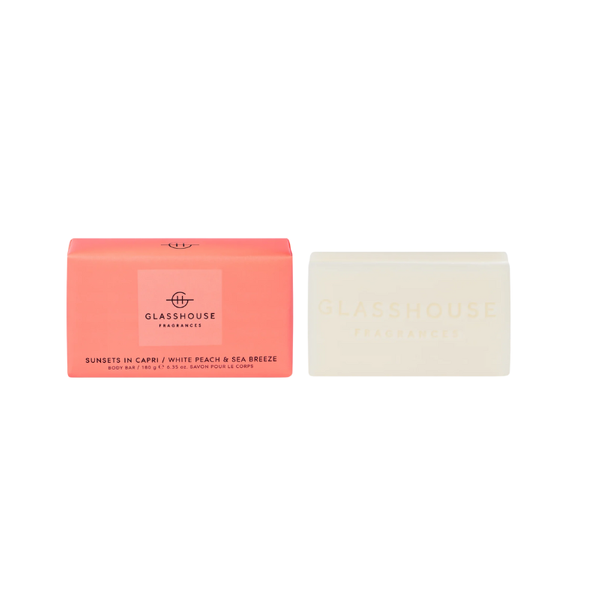 Glasshouse Fragrances Body Bars 180g - Sunsets in Capri (New)