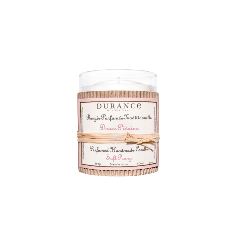 Durance Natural Scented Candle 180g - Soft Peony