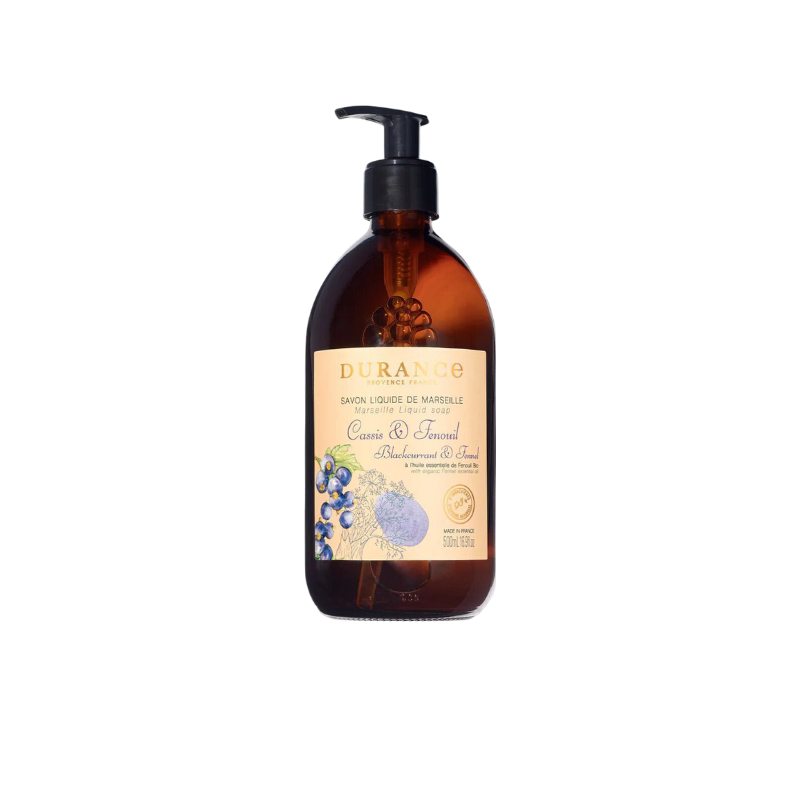 Durance Liquid Soap 500ml - Blackcurrant & Fennel