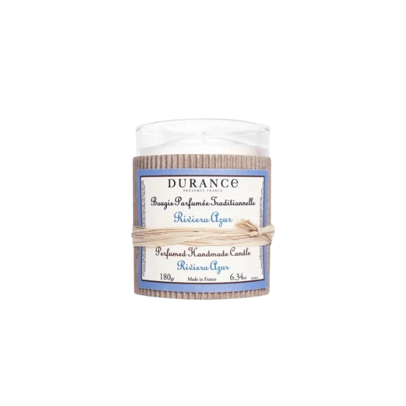 Durance Natural Scented Candle 180g - Riviera Azur