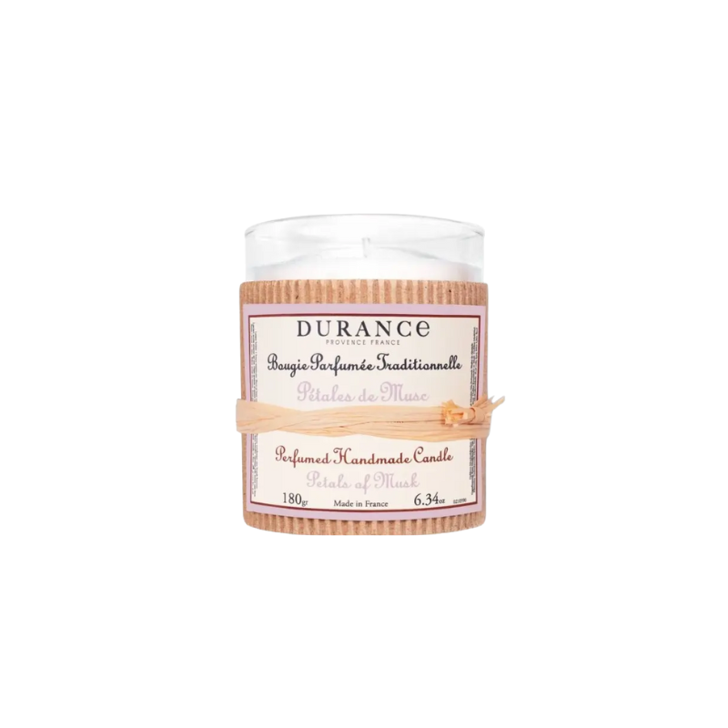 Durance Natural Scented Candle 180g - Petals of Musk