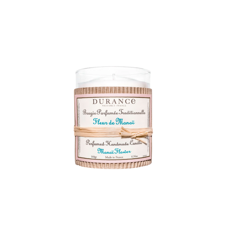 Durance Natural Scented Candle 180g - Monoi Flower