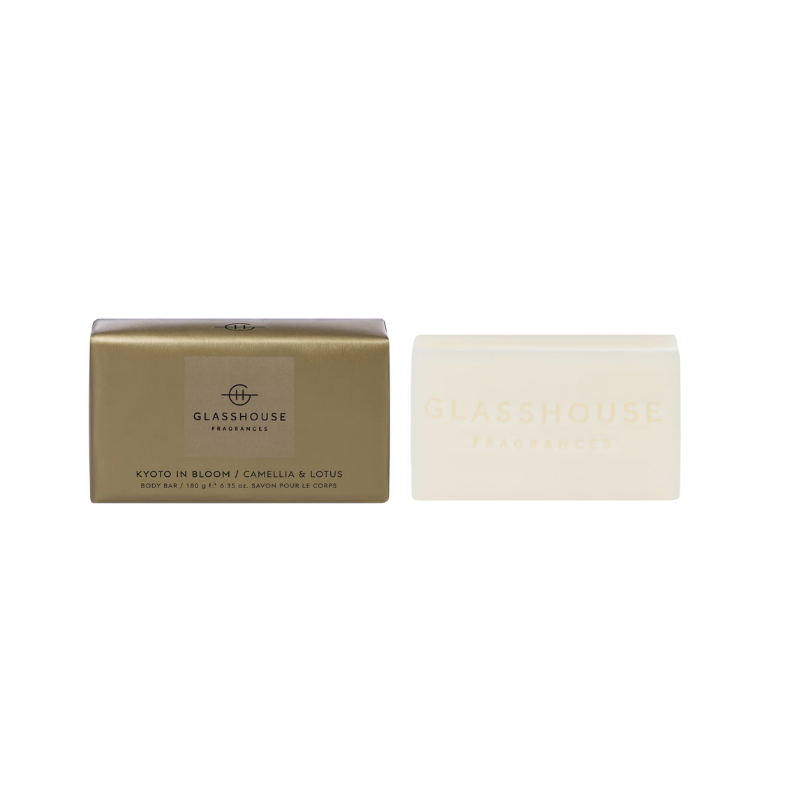 Glasshouse Fragrances Body Bars 180g - Kyoto in Bloom (New)