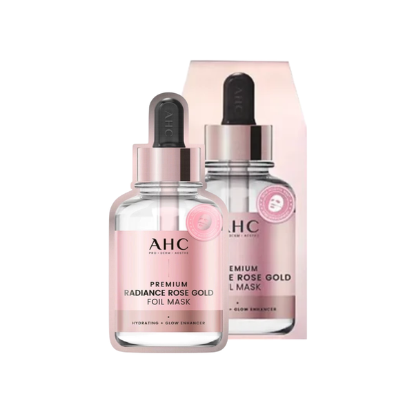 AHC Premium Radiance Rose Gold Foil Mask - 5 Sheets