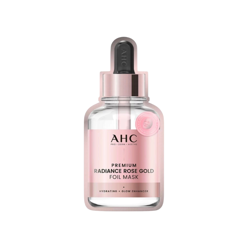 AHC Premium Radiance Rose Gold Foil Mask - 5 Sheets