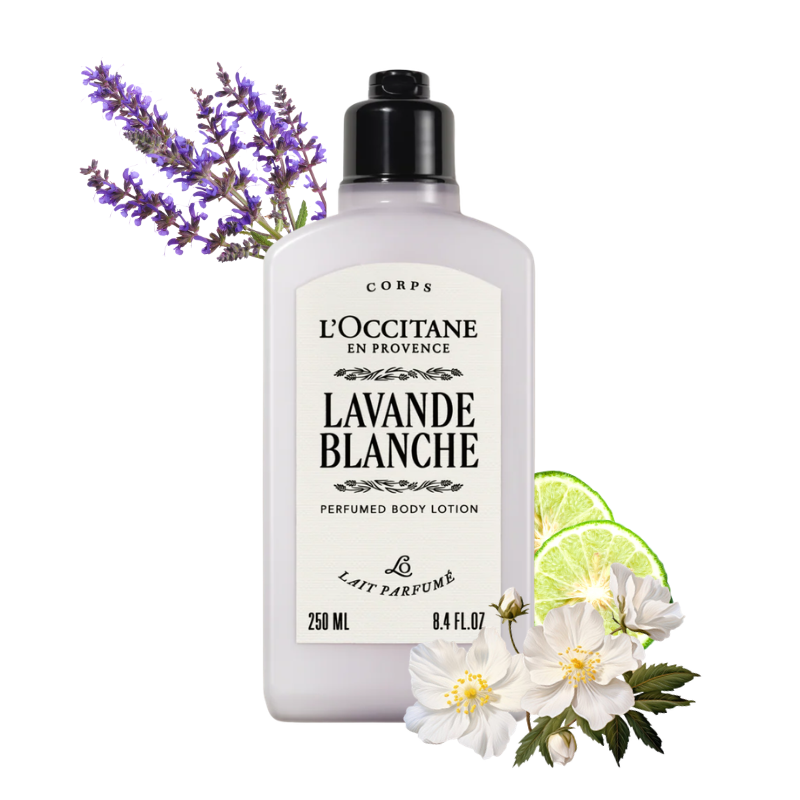 L'Occitane Lavande Blanche (White Lavender) Perfumed Body Lotion - 250ml