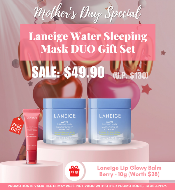 Mother's Day Special - Laneige Water Sleeping Mask DUO Gift Set (Worth $130)