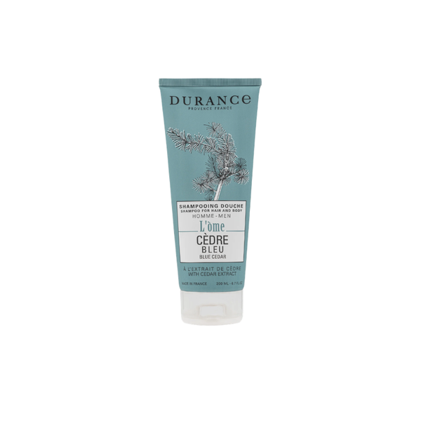 Durance L'Ome Hair & Body Shampoo 200ml - Blue Cedar