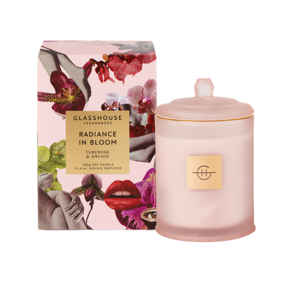 Glasshouse Fragrances Soy Candle 380g - Radiance In Bloom (Limited Edition)