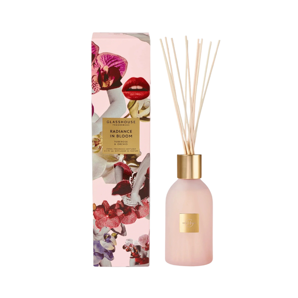 Glasshouse Fragrances Diffuser 250ml - Radiance In Bloom (Limited Edition)