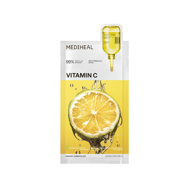 Mediheal Vitamin C Essential Sheet Mask Clear Toning - 10 Sheets